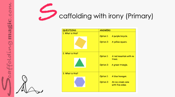 Scaffolding with Irony (Primary)