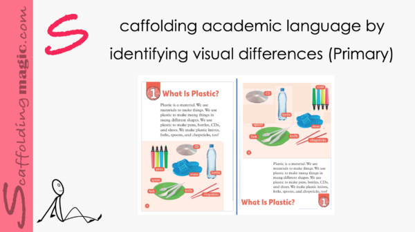 Scaffolding Academic Language by Identifying Visual Differences (Primary)