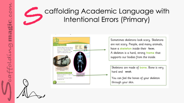 Scaffolding Academic Language with Intentional Errors (Primary)