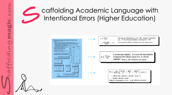 Scaffolding Academic Language - through errors (higher education)