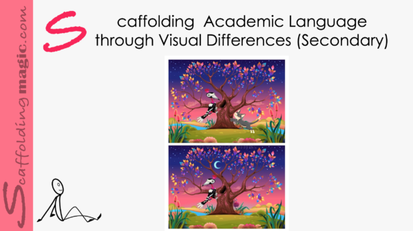 Scaffolding Academic Language by Identifying Visual Differences (Secondary)